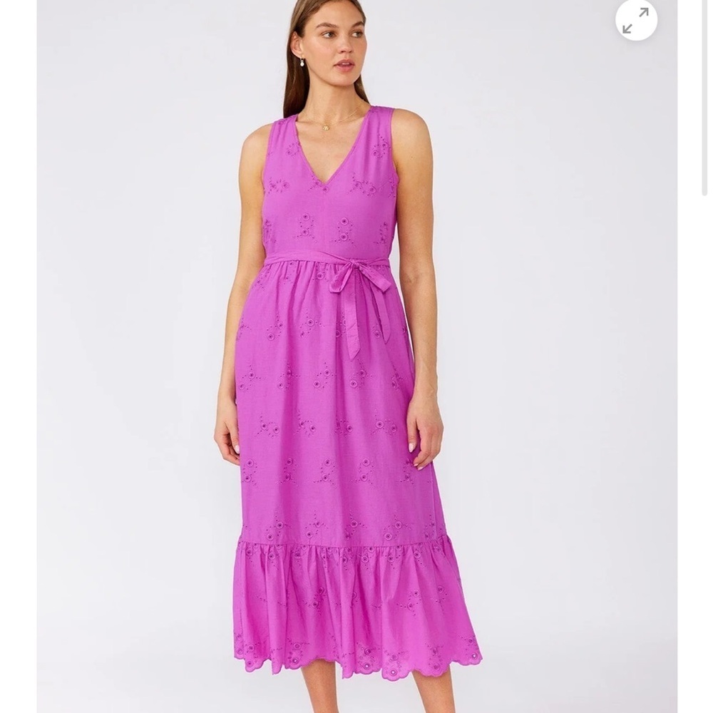 Lovestitch Women's Pink Floral Maxi Dress Size Small NWOT